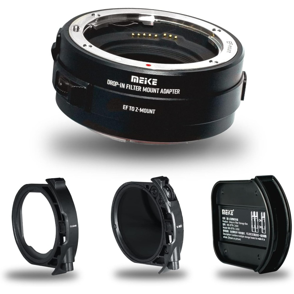 Meike Eftz-C metalni adapter za adaptere autofokusa za Canon EF za Nikon z