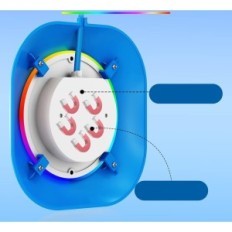 Éclairage de lavabo magnétique LED 40W LLLLLE, DIMMABLE, 12V, Bleu