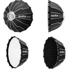 PARABOLISK SOFTBOX GODOX QR-P60T med rutenett, diffusorer, bowen festing