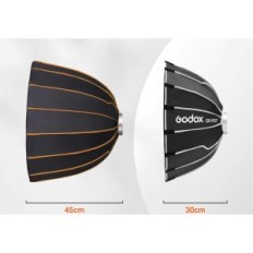 Parabolisk softbox Godox QR-P60T med rutnät, diffusorer, bowenfäste