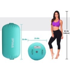 Gimnastička mat s PPXIA pumpom, zeleni zrak, 100 x 60 cm