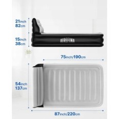 Ailefina AF-A04 Double Madrass 190 x 137 x 38 cm