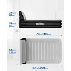 AirFina AF-A04 Doppio materasso 190 x 137 x 38 cm