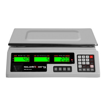 Kontroles vadība 339x233mm barošanas avots + akumulators 40kg / 2g - balts