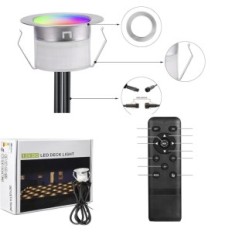 Faro Geyuey LED 31 mm, IP67, RGB + IC, Sincronización de música, 6 artículos.
