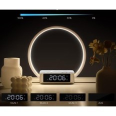 Nachtlamp Welit LED 10 W, wekker, aanraking, dimbaar, met oplader