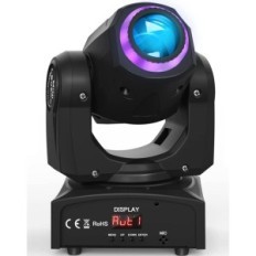 Réflecteur Uking 50 dans la tête mobile de LED, 8 designs et 8 couleurs, effets de club