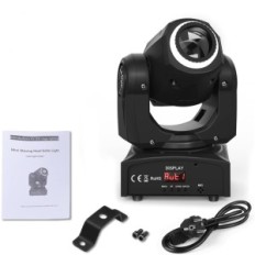 Riflettore Uking 50 in testa a movimento a LED, 8 disegni e 8 colori, effetti club