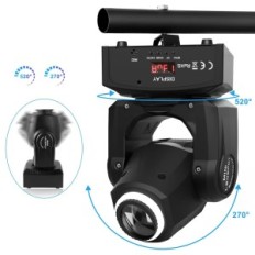 Refletor Reino Unido 50 em LED Moving Head, 8 desenhos e 8 cores, efeitos do clube