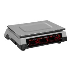 Kontrolsaraksts 330x240mm barošanas avots + 40kg / 2g akumulators - balts