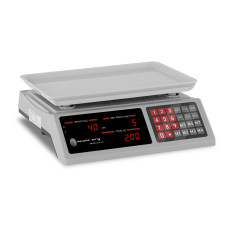 Pirkinių skaičiavimo menas 336x238mm maitinimo šaltinis + įkraunamas 40kg / 2g - baltas
