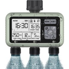 Timer Irrigation Johgeee 3 zones, programming, used