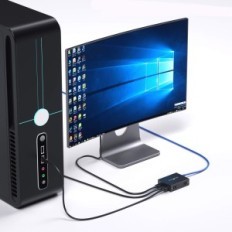 HDMI KVM USB razširitveni kabel Napredni signal Extender za nadzor Računalnika razdalje