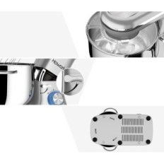 Robot de cocina planetaria Howork 8L 1500W, 6 velocidades