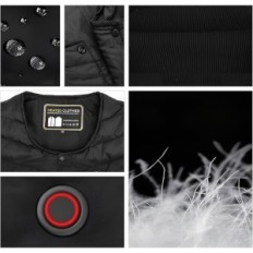 Sildīšanas veste sievietēm vofuoti, 10000 mAh, 3.7V, USB, izmērs m