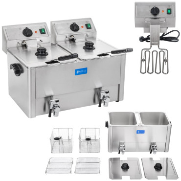 Double Electric Fryer,...