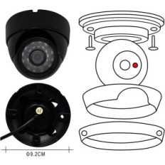 SVPRO ELP-USBFHD05MT-DL36 CCTV 1080P con IR LED, 30/60 / 120FPS