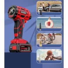 Draagbare Air Compressor Auther, 180 PSI, 21V / 12 V