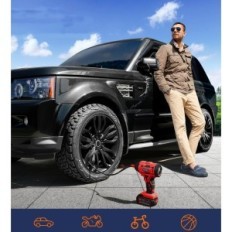 Portable air compressor AUTDER, 180 PSI, 21V / 12 V