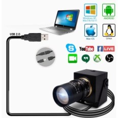 SVPro USB 8MP-kamera, jossa on vaihtoehtoinen 5-50mm objektiivi ja zoomaus 10x