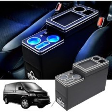 QSULNN central console with USB and LED to VW T4 T7 (2003-2019), exhibition