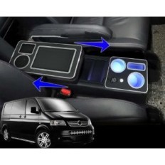 QSulnni keskkonsool USB-ga ja viis VW T4 T7 (2003-2019), näituse