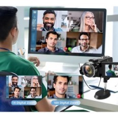 4K 44MP video kamera s noćnim vidom i zumom od 18x, 2 baterije