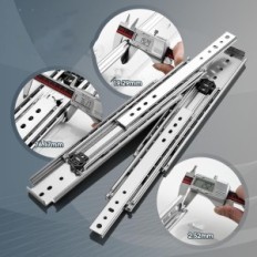 Guides de tiroirs Aolisheng de 500 mm de haute qualité, 200 kg, 2 pcs