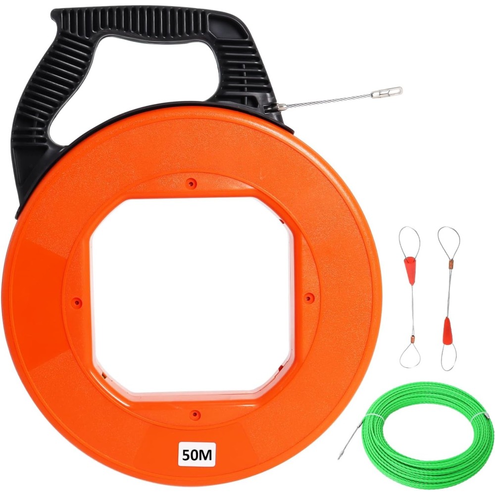 Primavera per guidare i cavi Gekufa, 50 m, 4,5 mm, arancione, utilizzato