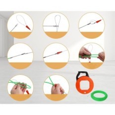 Jaro pro řídit Gekufa kabely, 50 m, 4,5 mm, oranžová, použitá