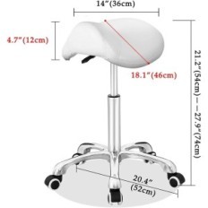 Antlu Rotary Stool pyörät toimistoon, olohuone, keittiö