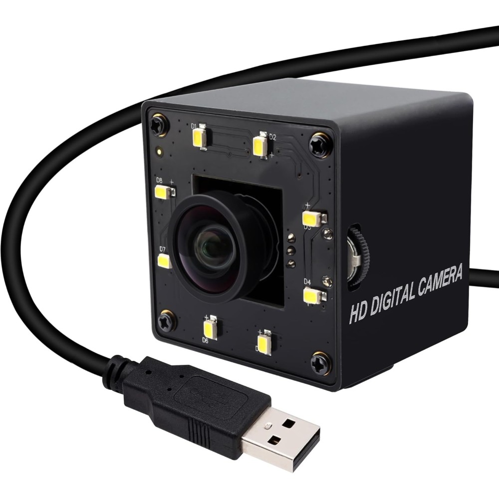 Cámara SVPRO USB 12MP con iluminación, 4K 30FPS a su computadora