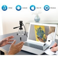 SVPRO USB 12MP κάμερα με φωτισμό, 4K 30fps στον υπολογιστή σας