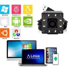 Svpro USB 12MP kamera med belysning, 4k 30fps til din computer