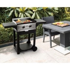 Grill à gaz avec 2 brûleurs de princesse 01.105055.02.001, 69 x 56 x 34 cm