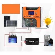 Solar panel controller Y & H, 12V 24V 36V 48V, 60A