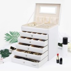 Yorbay Seelux case, 5 drawers, white