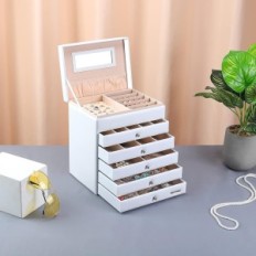 Yorbay Seelux Case, 5 gavetas, branco