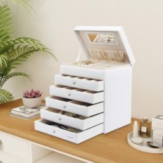 Yorbay Seelux Case, 5 atvilktnes, balts