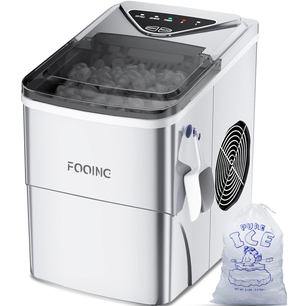 Foosing 2 L 100 Ice Production Machine i 32x26x37cm Automatisk ismaskin