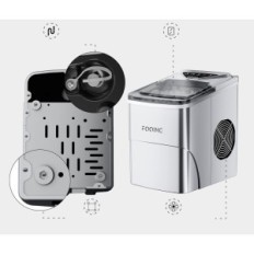 Fooking 2 l 100 stroja za proizvodnju leda u 32x26x37cm Automatsko donositelj leda