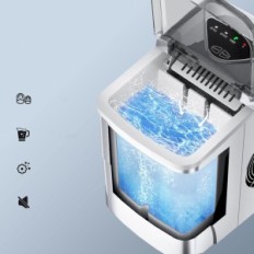 Foing 2 L 100 Is produktionsmaskin i 32x26x37cm Automatisk ismaskin