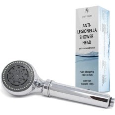 Sanquell shower head, 5 settings, 1/2 inch, chrome