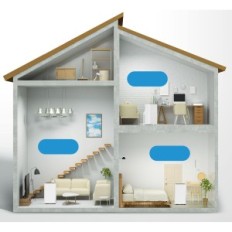 Midea Silent Cool 26 Pro, 1000W, 2.6 kW, razstava