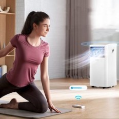 Kannettava ilmastointilaite Comfee, 1000 W, 2,6 kW, 230 V, Alexa / Google Assistant