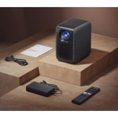 Projector IEEERER, 18000 Lumen, 4K, WIFI, Bluetooth-draagbare Home Cinema-projector Full HD Compatibel met Android en iOS
