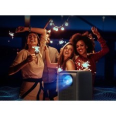 Projektor Ieeker, 18000 Lumens, 4k, WiFi, Bluetooth Přenosný domácí kino projektor Full HD kompatibilní s Android a IOS