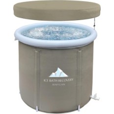 Folding Bath B & Y 80cm 320 l Barn Farge Mobile Bath Bath hjemme og utendørs