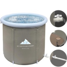 Kokkupandav vann B & Y 80CM 320 L Laste Värv Mobile Bath Bath kodus ja väljas