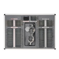 AISITES JS104B Δοκιμαστικοί φακοί Ένα πλήρες οπτικό σύνολο για δοκιμές όρασης και οπτομετρία